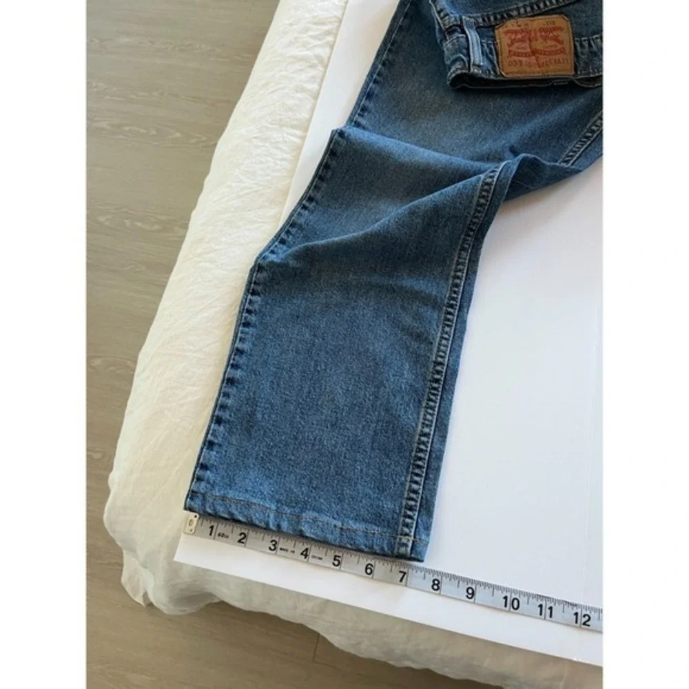 Levis 511 Jeans Mens 36x25 Blue Slim Straight Mid Rise Medium Wash Stretch Denim